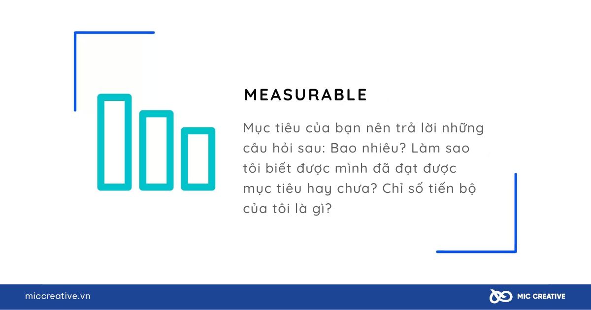 Mục tiêu của Marketing mang tính có thể đo lường được 