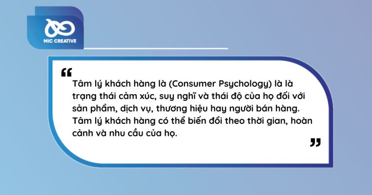 Tâm lý khách hàng là gì?