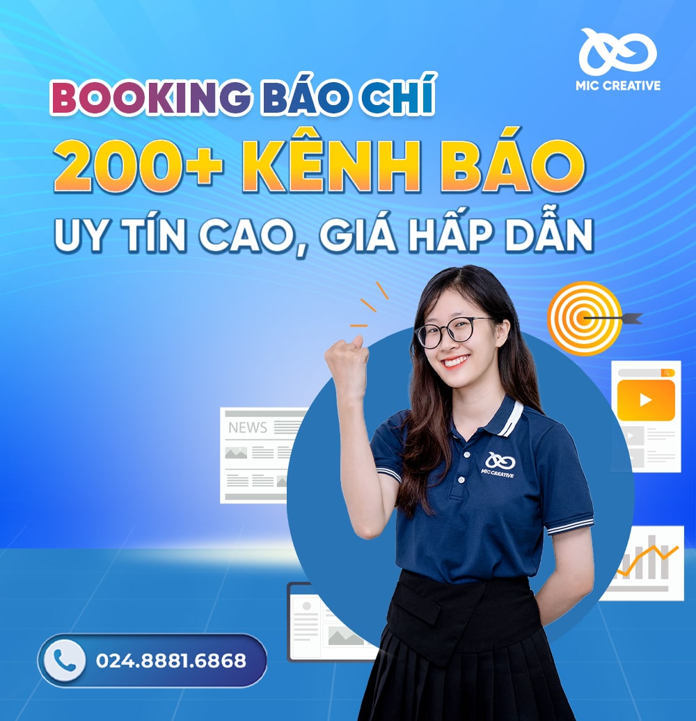 Banner booking báo chí