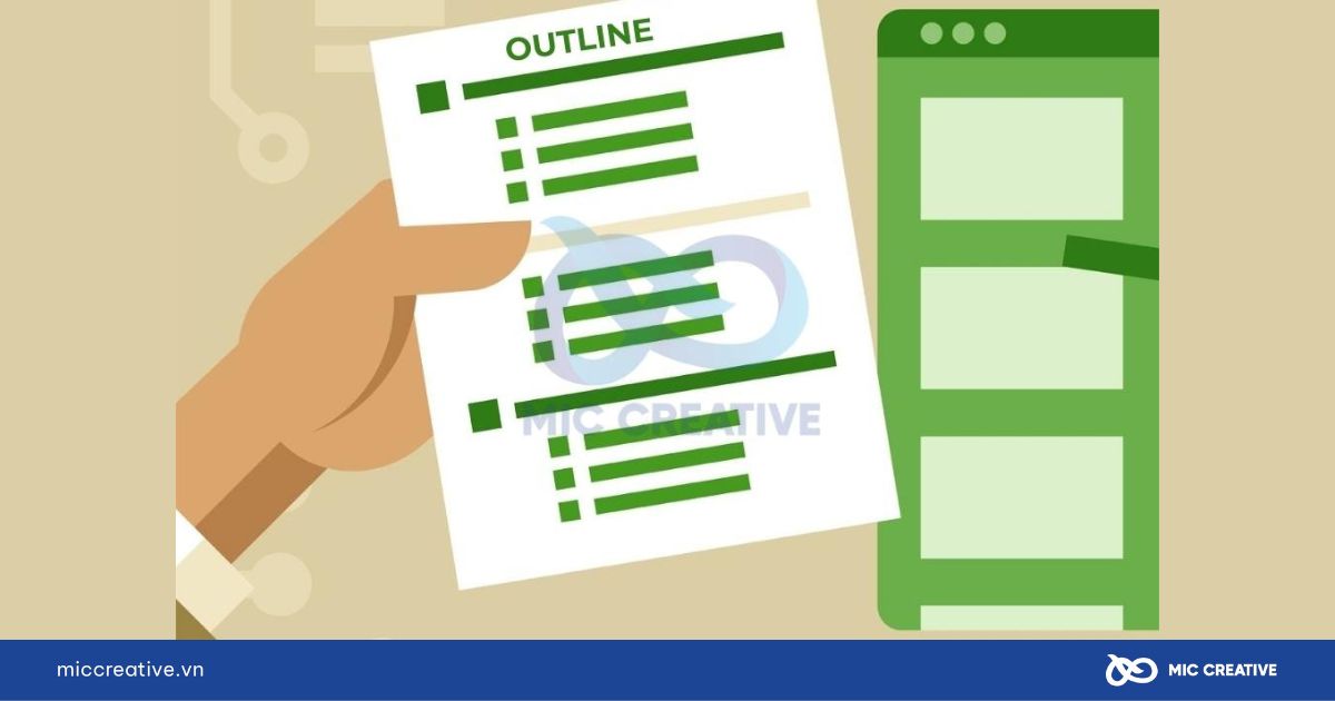Thực hiện Outline là bước quan trọng trong mọi bài viết truyền thông