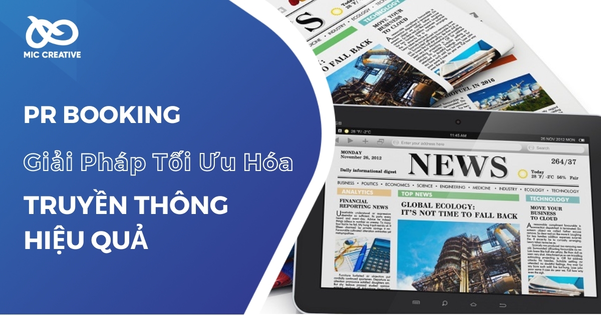 Thumbnails booking bài pr