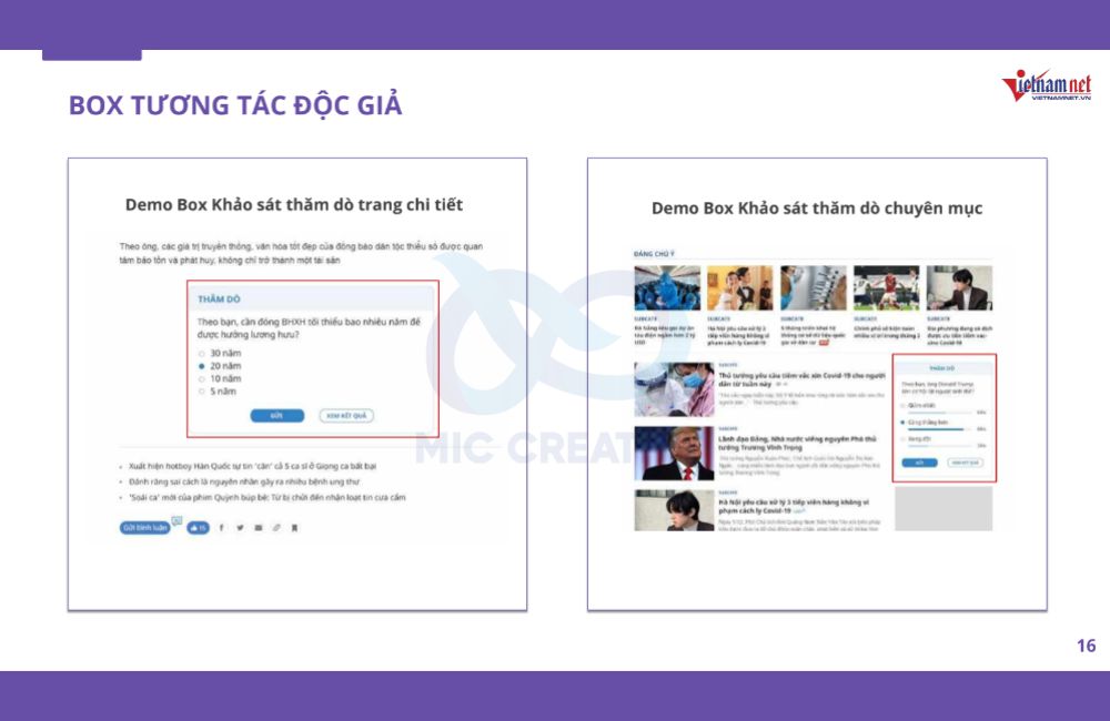Tương tác dạng khảo sát