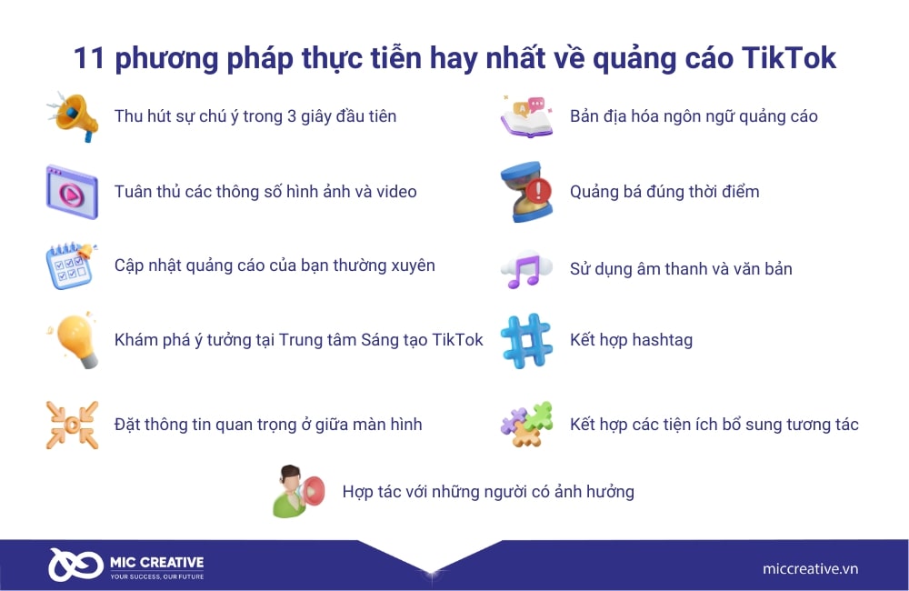 11 phương pháp thực tiễn về quảng cáo TikTok