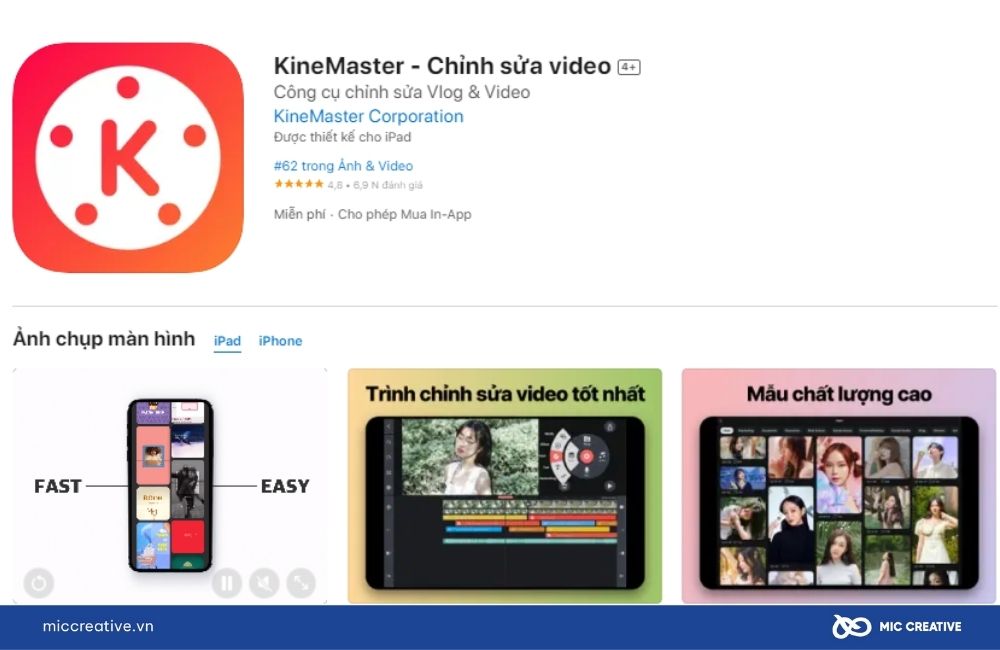 KineMaster có nhiều tính năng ấn tượng
