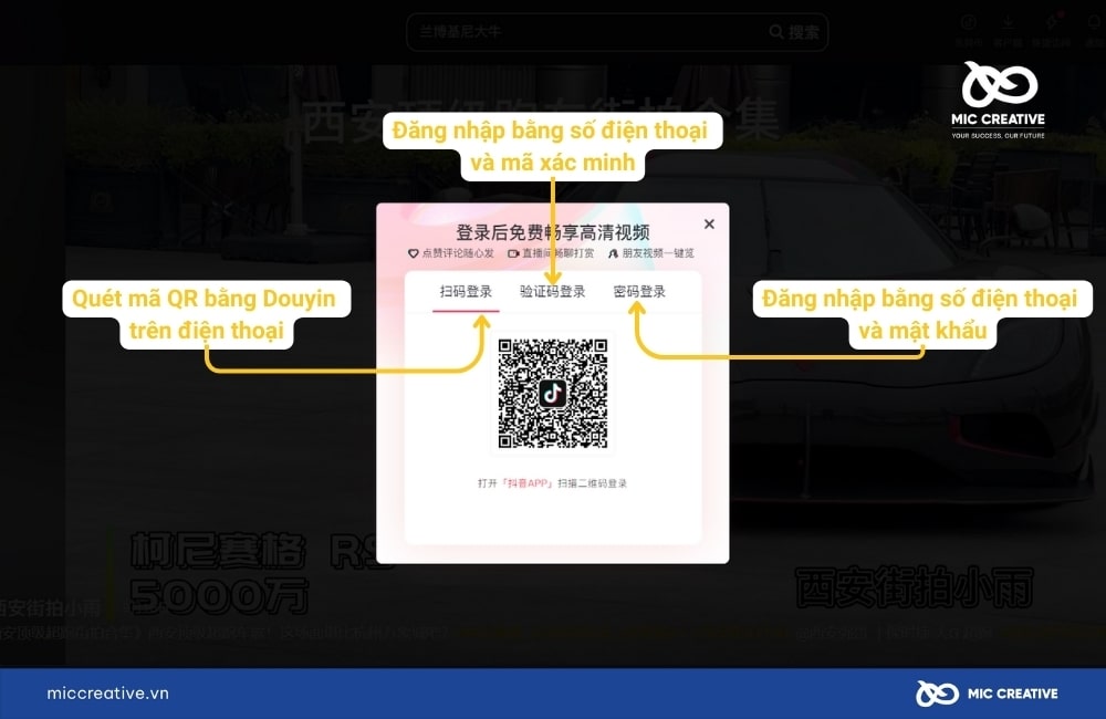 Các bước quét QR trên Douyin