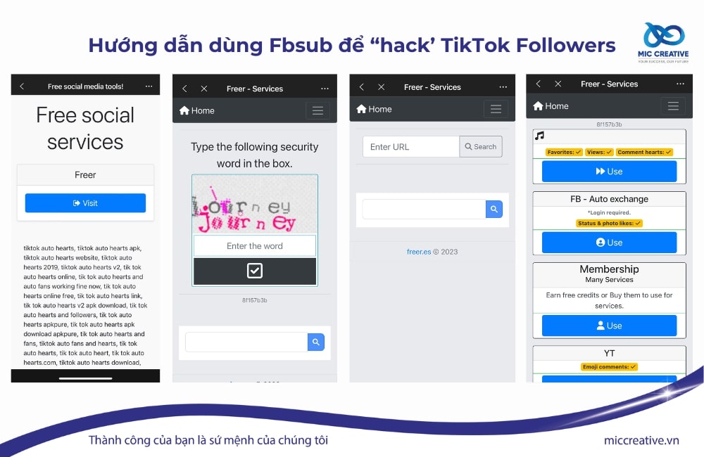 Hướng dẫn dùng Fbsub để “Hack