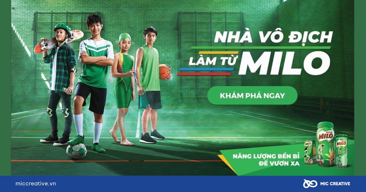 Chiến dịch “Nhà vô địch làm từ Milo