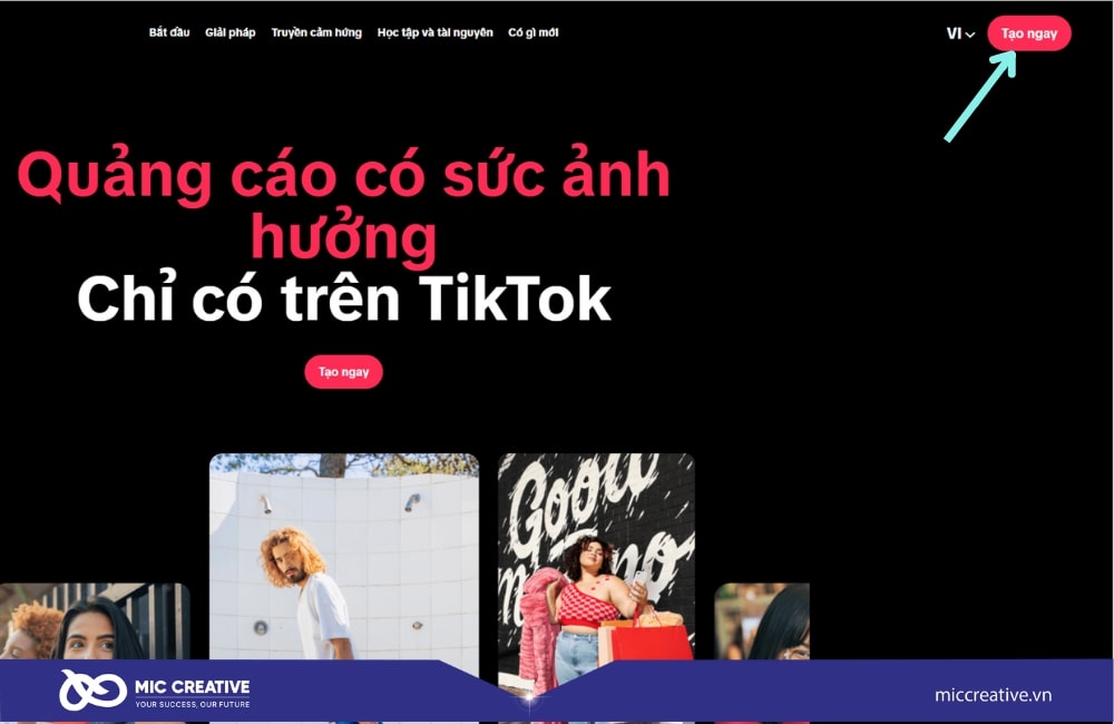 Nhấp vào mục Tạo ngay