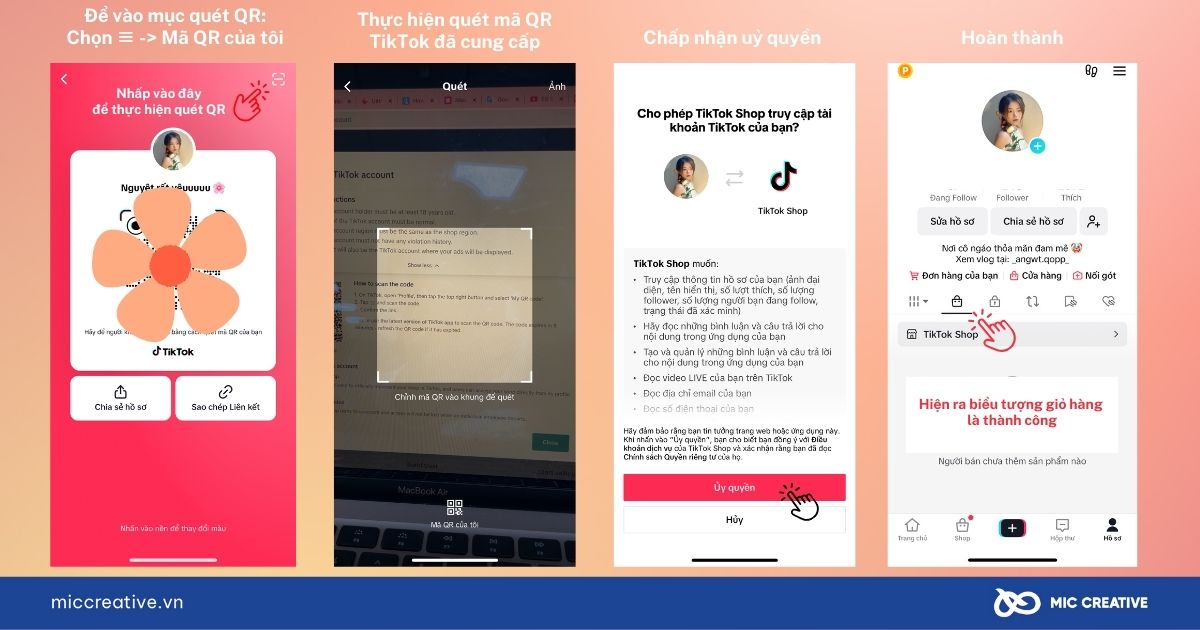 Quét mã QR trên điện thoại