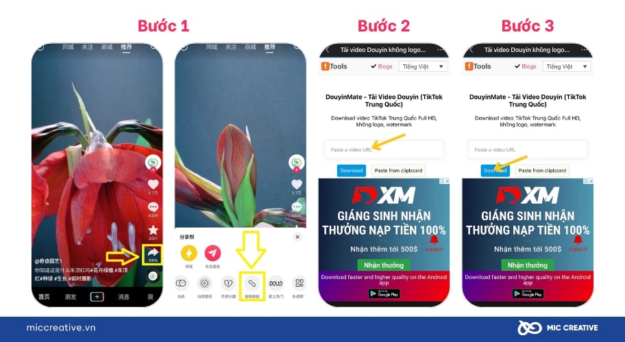 3 bước sử dụng DouyinMate để tải video Douyin