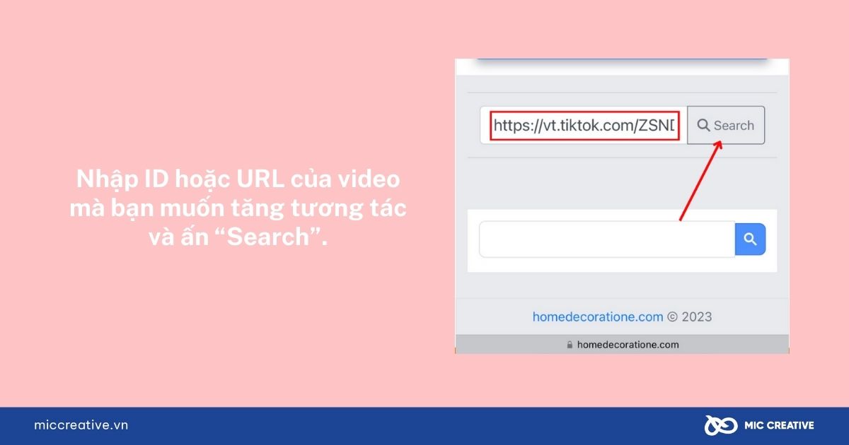 Nhập ID TikTok