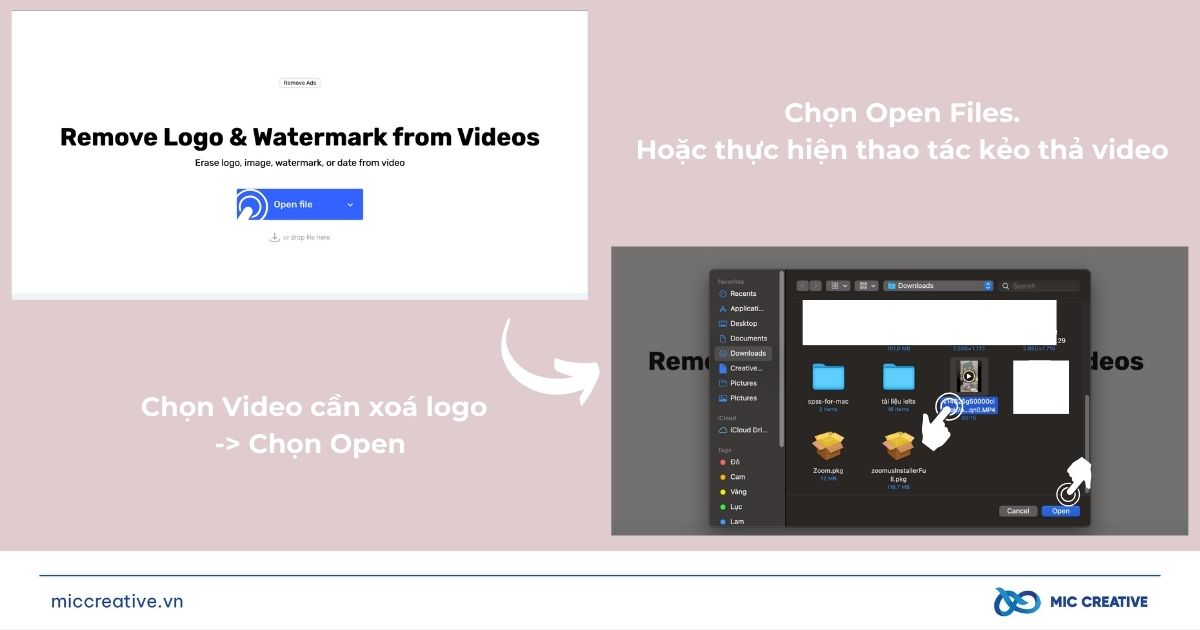 Chọn video cần xoá ID