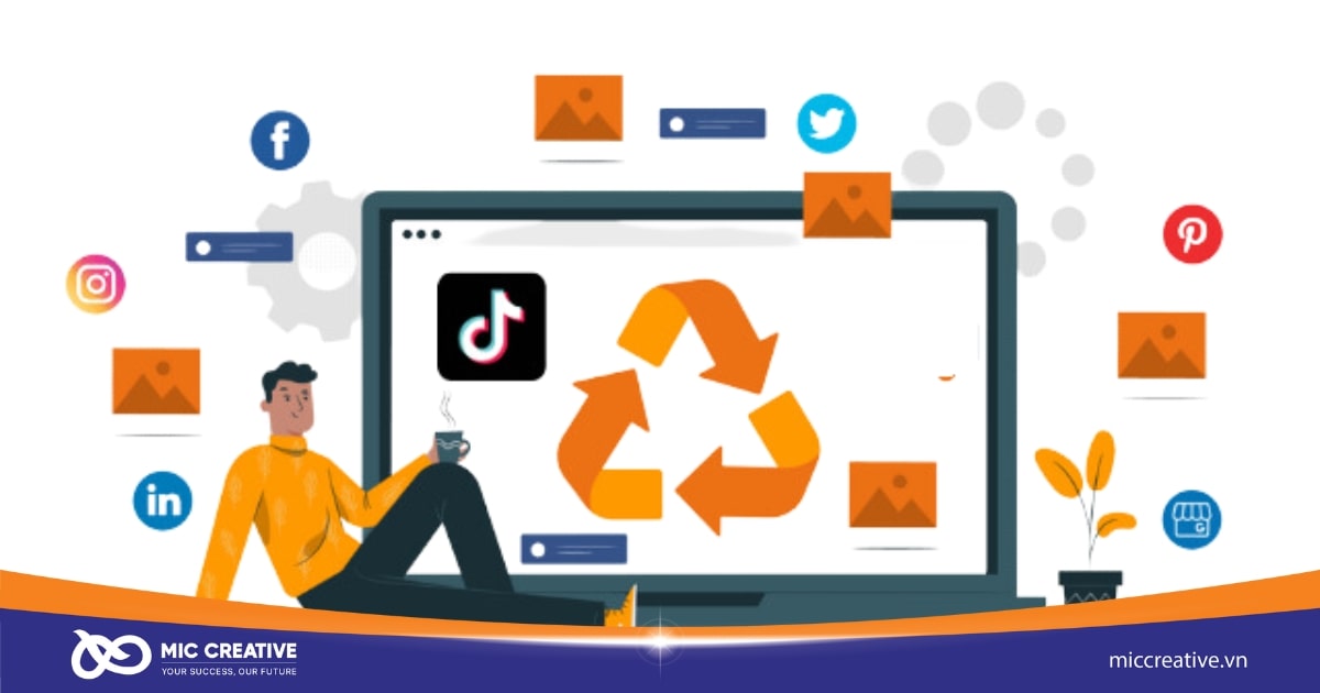 Quảng cáo chéo trên mạng xã hội cũng là mẹo để video TikTok lên xu hướng