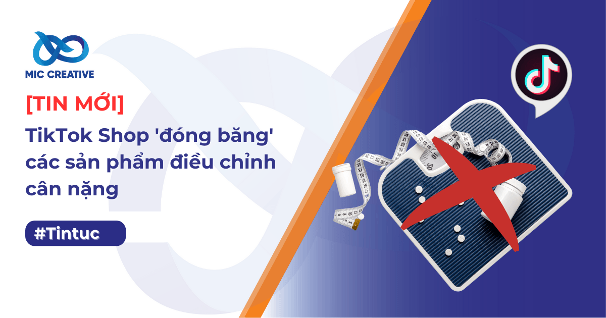 TikTok shop thông báo đóng băng các sản phẩm điều chỉnh cân năng