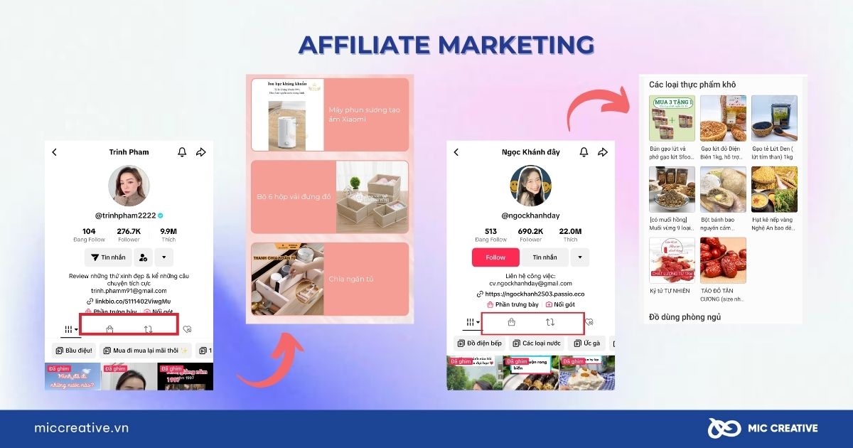 Kiếm tiền từ TikTok với Affiliate Marketing