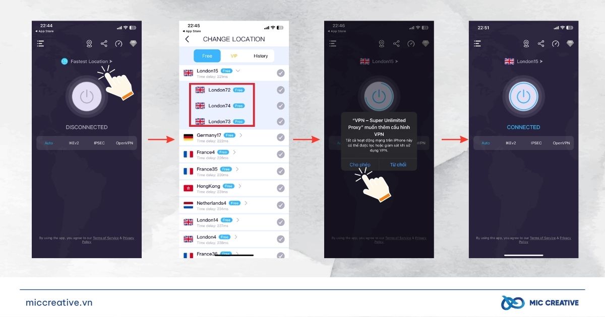 Chuyển đổi IP sang Anh