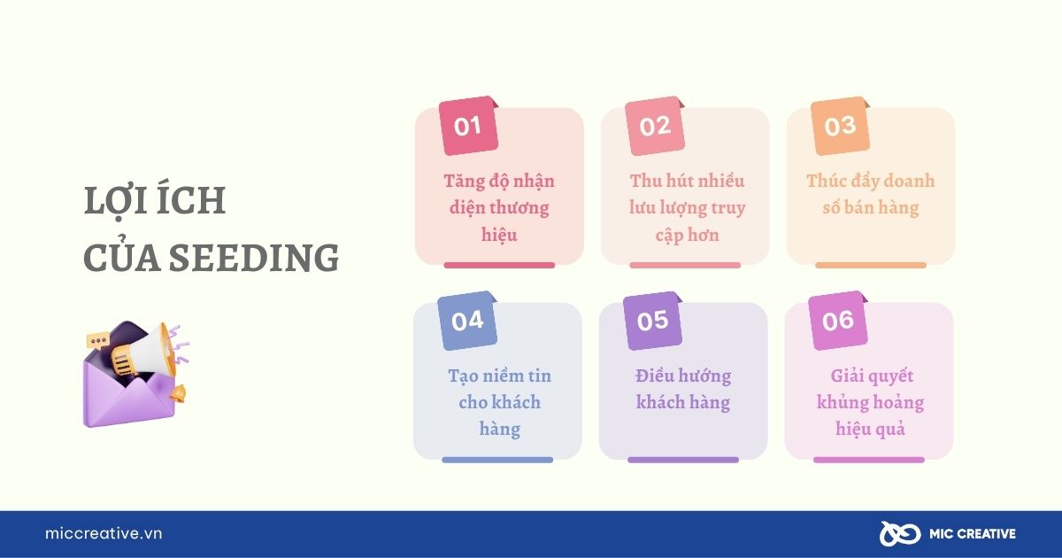 6 lợi ích của Seeding