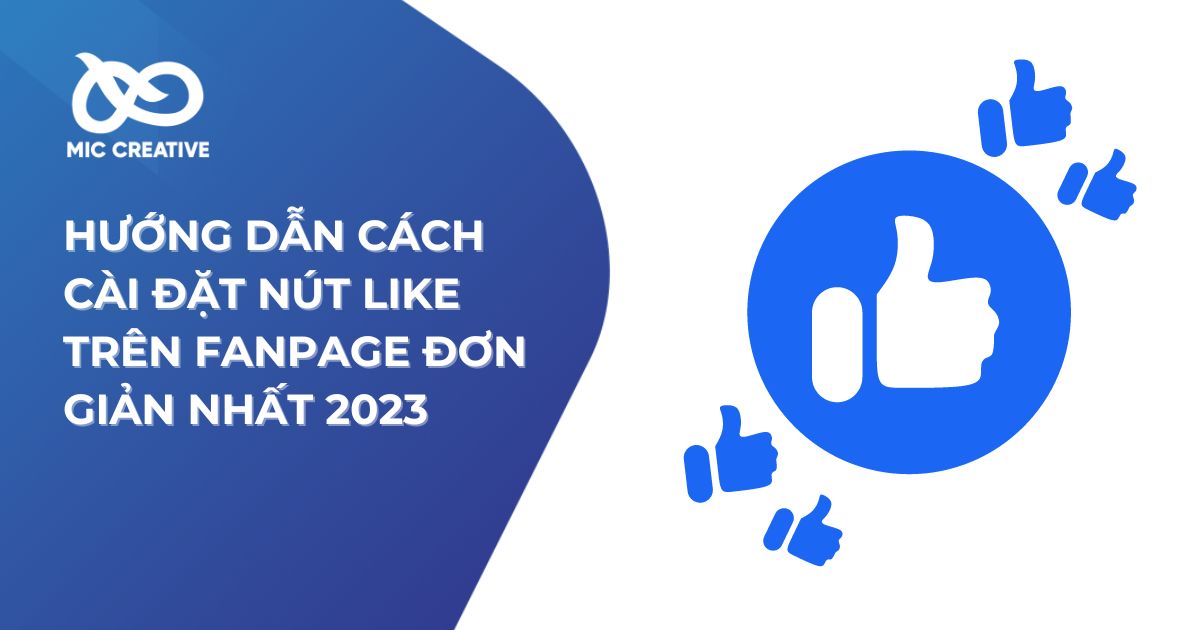 cách cài đặt nút like trên fanpage