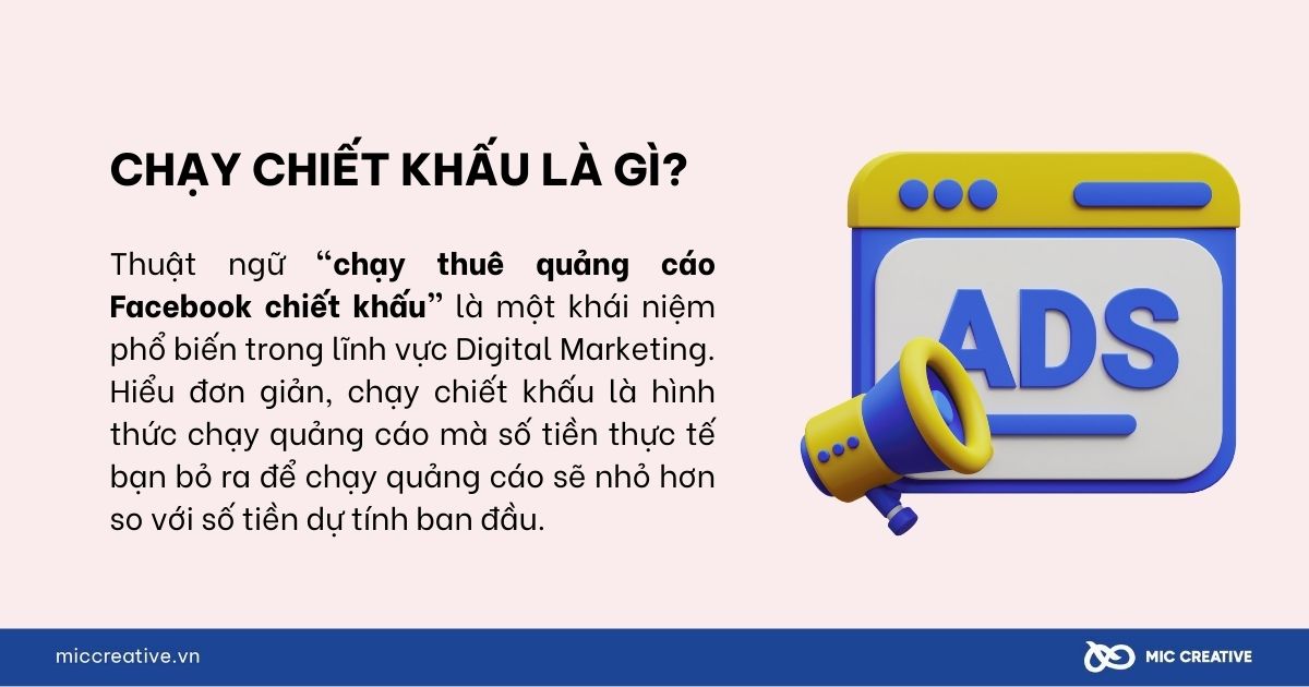 Chạy chiết khấu Facebook