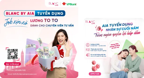 AIA tuyển dụng