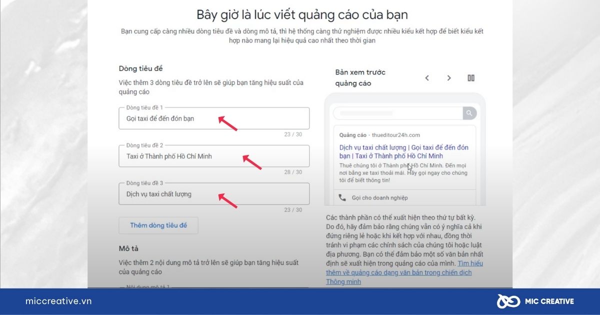 Viết mẫu quảng cáo