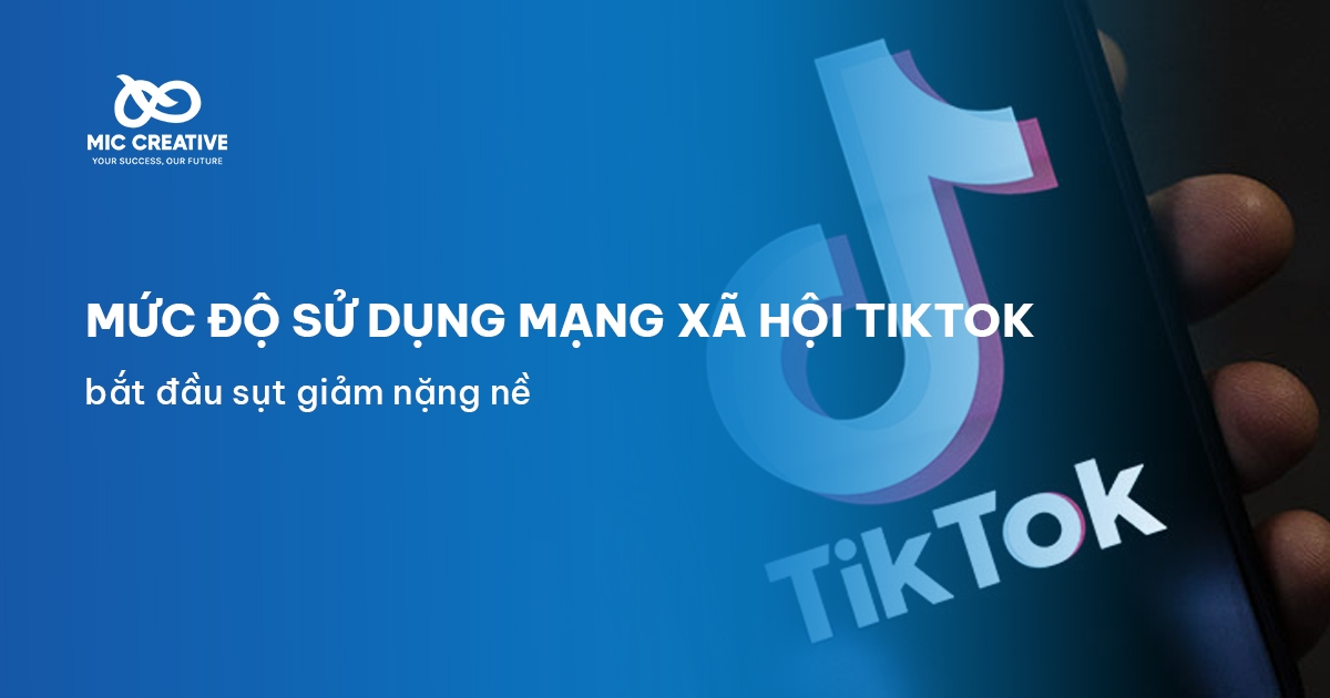 Mức độ sử dụng TikTok sụt giảm