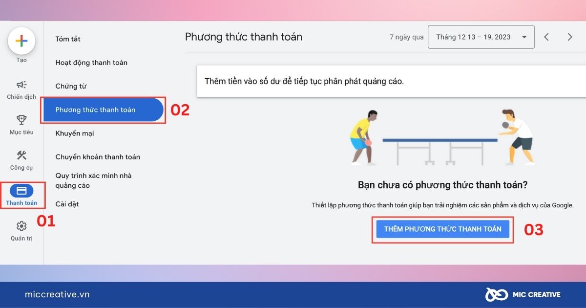 Thêm phương thức thanh toán