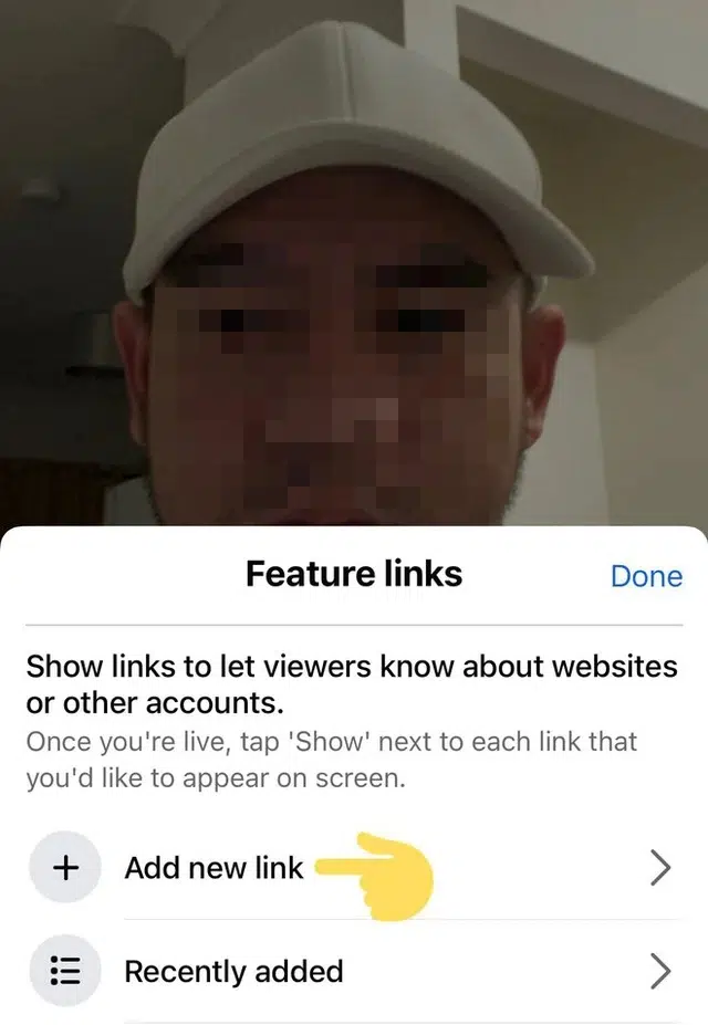 Tính năng gắn link sản phẩm trên livestream