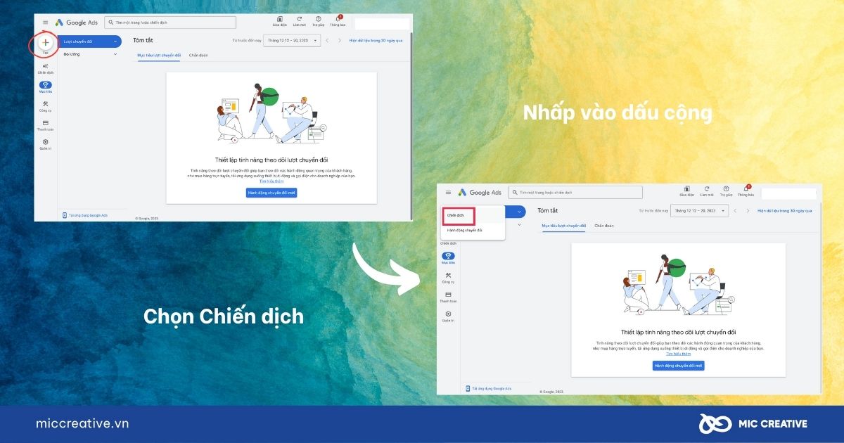 Bắt đầu chiến dịch