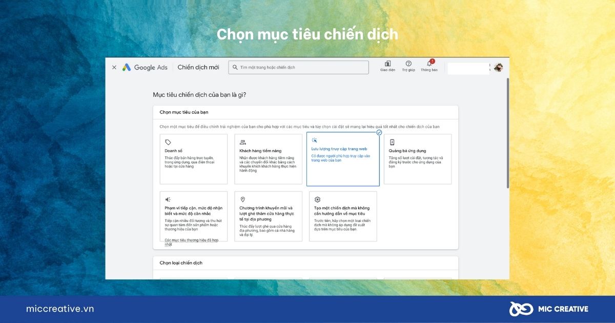Xác định mục tiêu chiến dịch