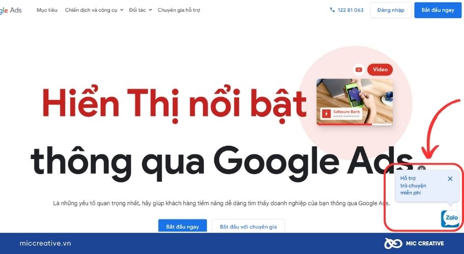 Chọn biểu tượng Zalo