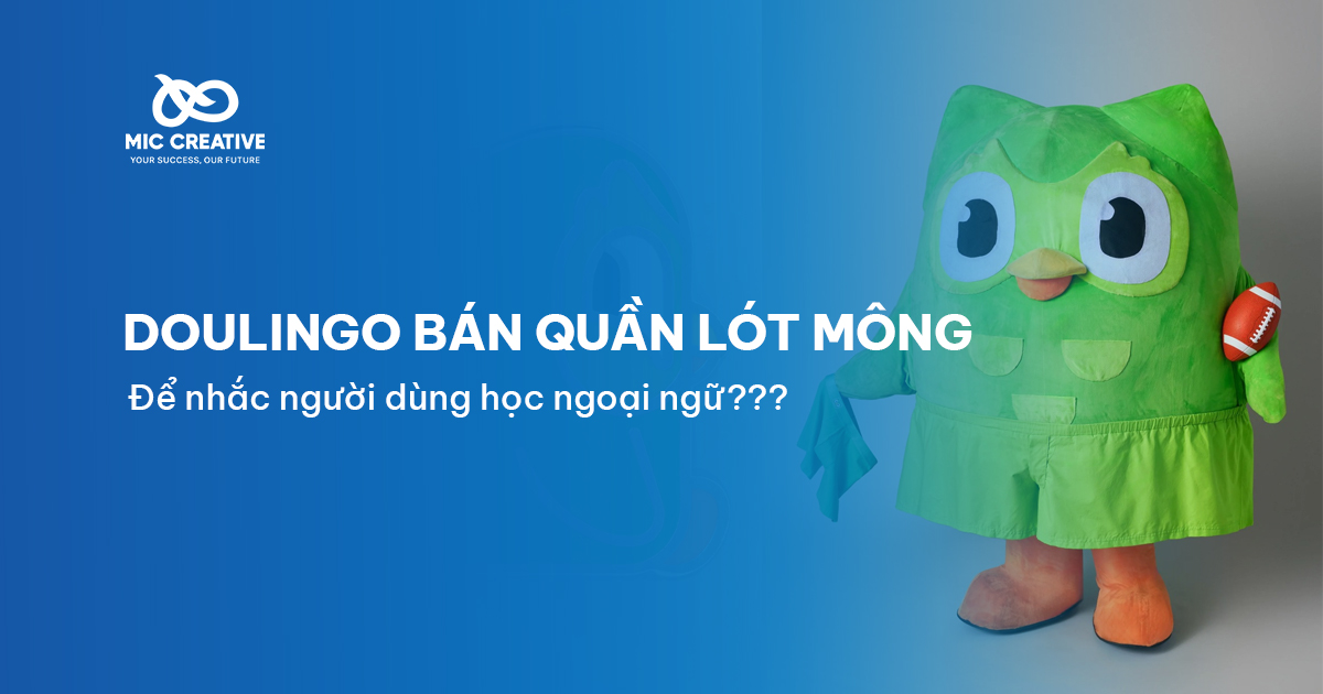 Duolingo bán quần lót mông
