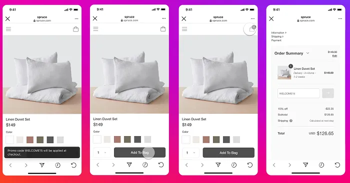Instagram Ra Mắt Quảng Cáo Có Mã Giảm Giá Hấp Dẫn ig ads 2