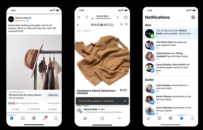 Instagram Ra Mắt Quảng Cáo Có Mã Giảm Giá Hấp Dẫn meta ads 3