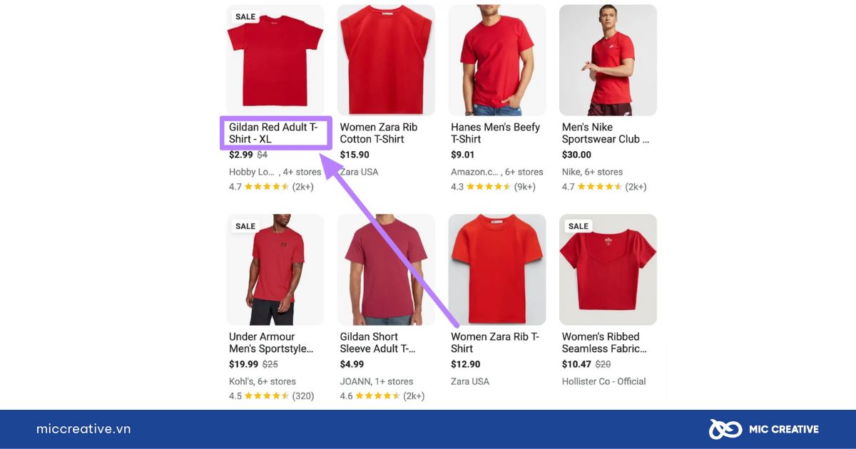 Thêm thông tin sản phẩm vào Google Shopping