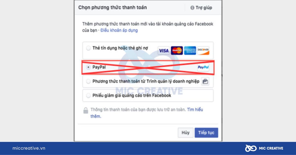 Bài viết quảng cáo bị gắn cờ