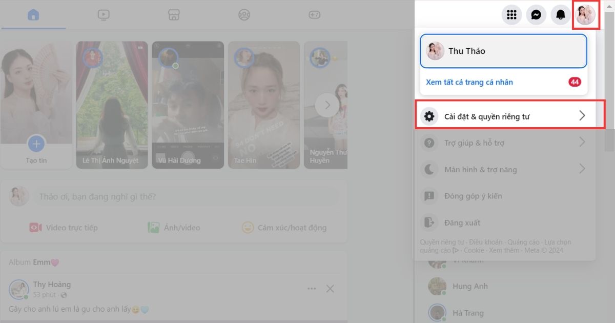 Cách vô hiệu hóa Messenger trên thiết bị khác