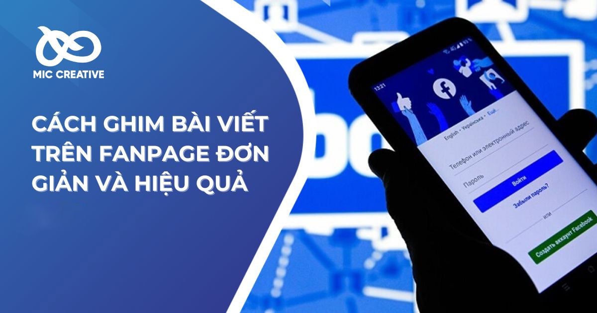Cách ghim bài viết trên Fanpage