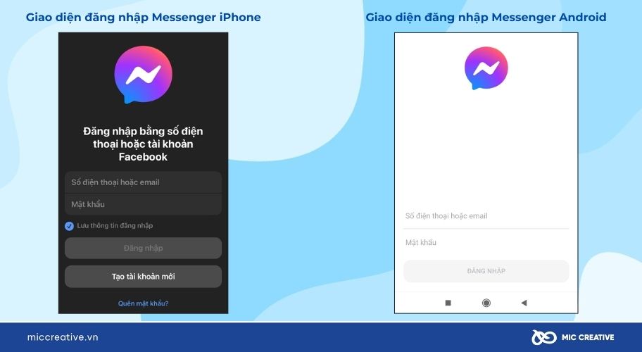 messenger đăng nhập