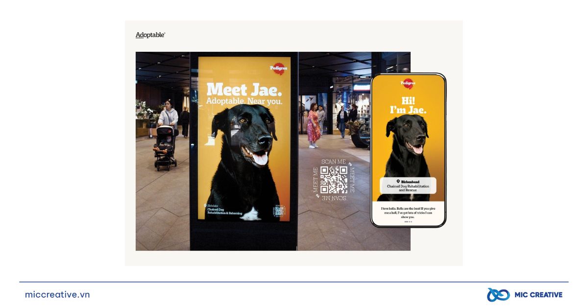 Chiến dịch Adoptable - dùng AI tạo 