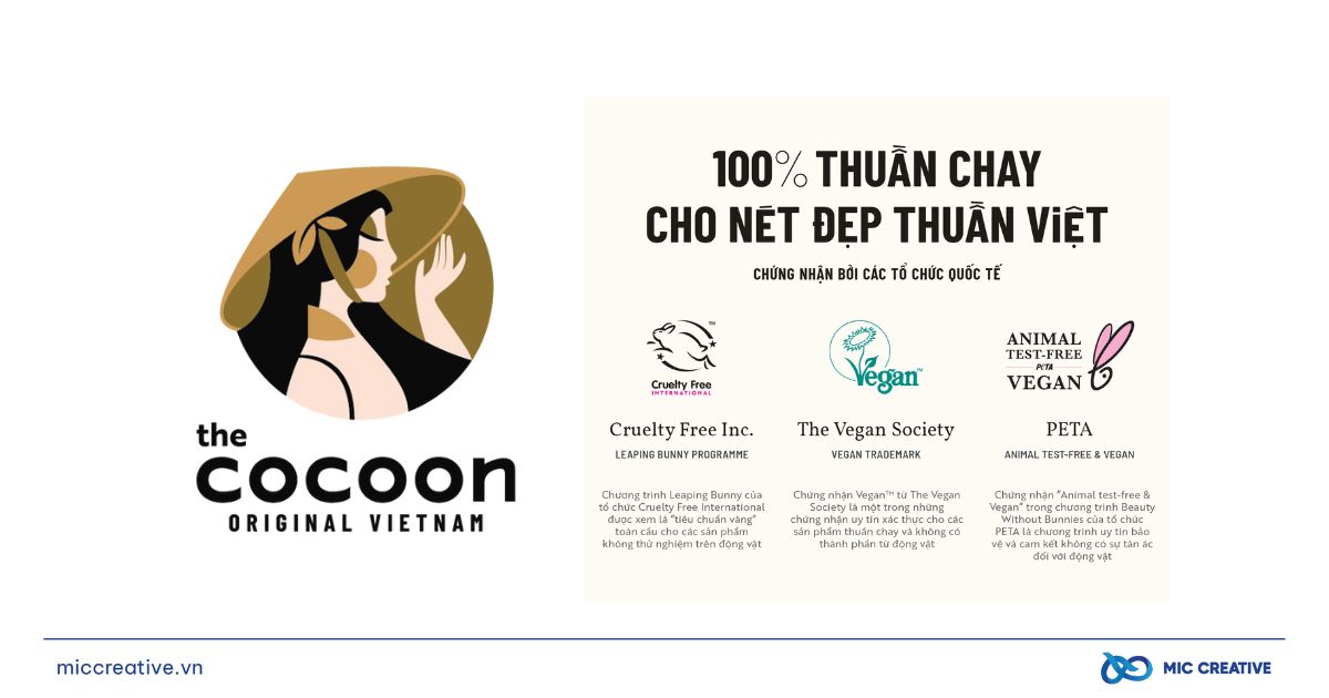 Cam kết bền vững và triết lý thuần chay