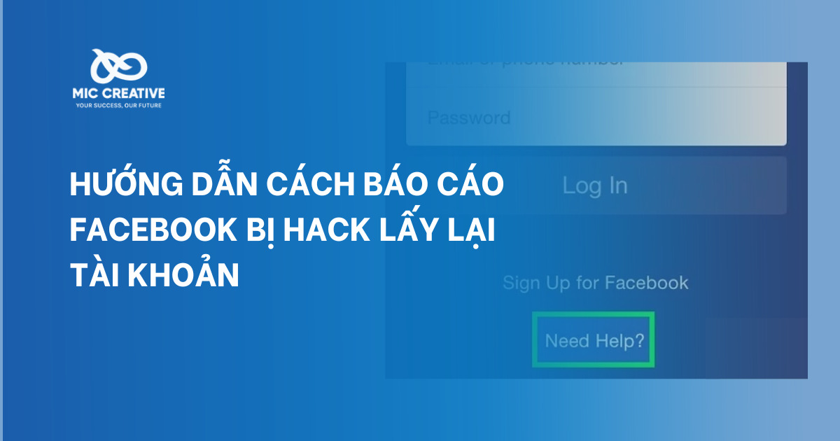 Hướng dẫn cách báo cáo Facebook bị Hack lấy lại tài khoản