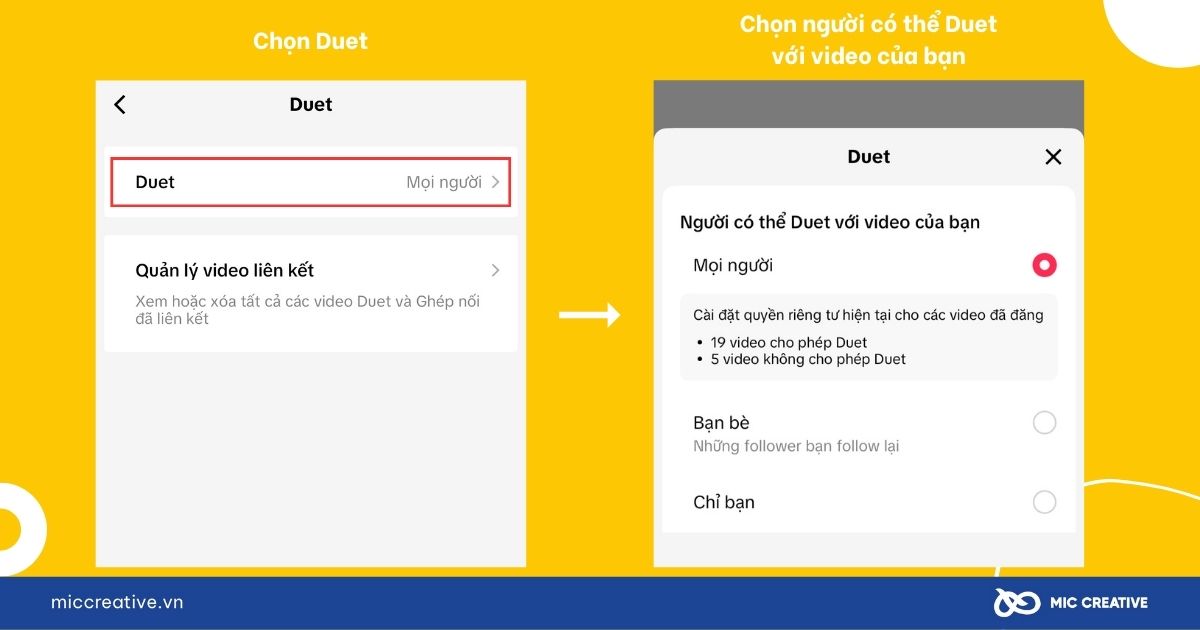 Duet trên TikTok nghĩa là gì