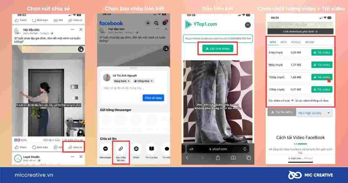 Sử dụng Ytop1 để tải video Facebook ở chế độ riêng tư