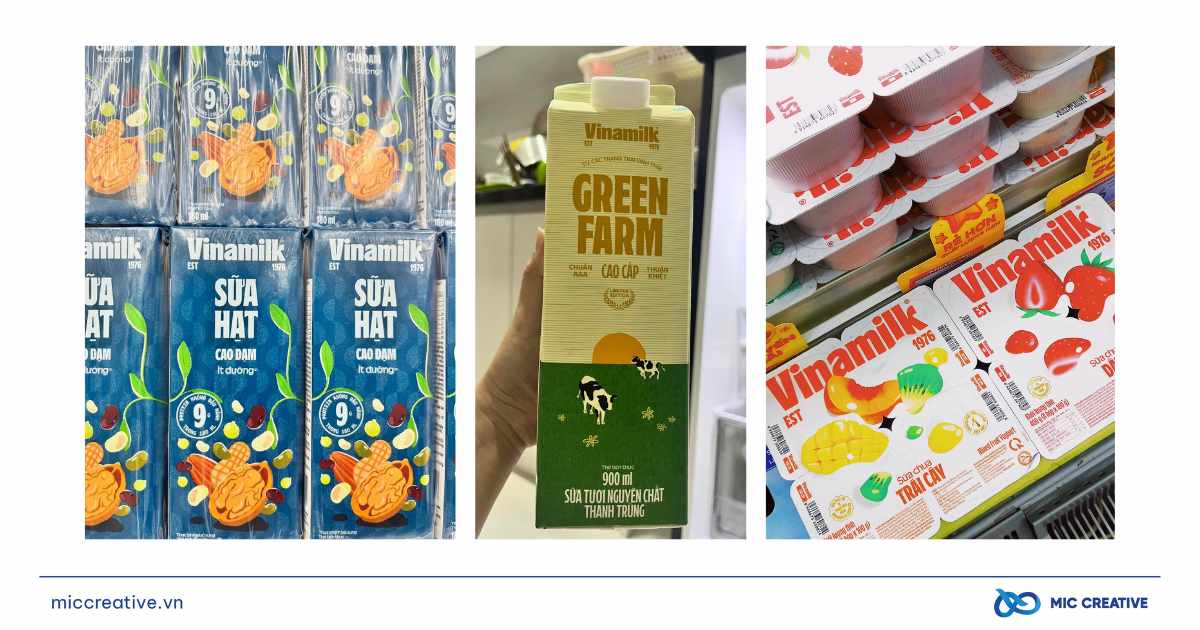Vinamilk Đổi Bao Bì: Cuộc Cách Mạng Branding Đáng Chú Ý cac san pham khac da duoc thay moi cua vinamilk
