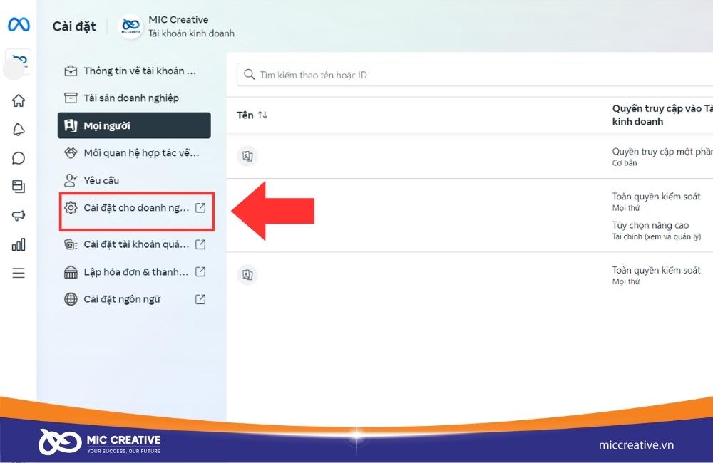 trình quản lý quảng cáo facebook