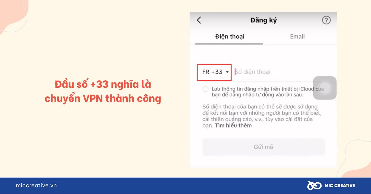 Chuyển VPN thành công