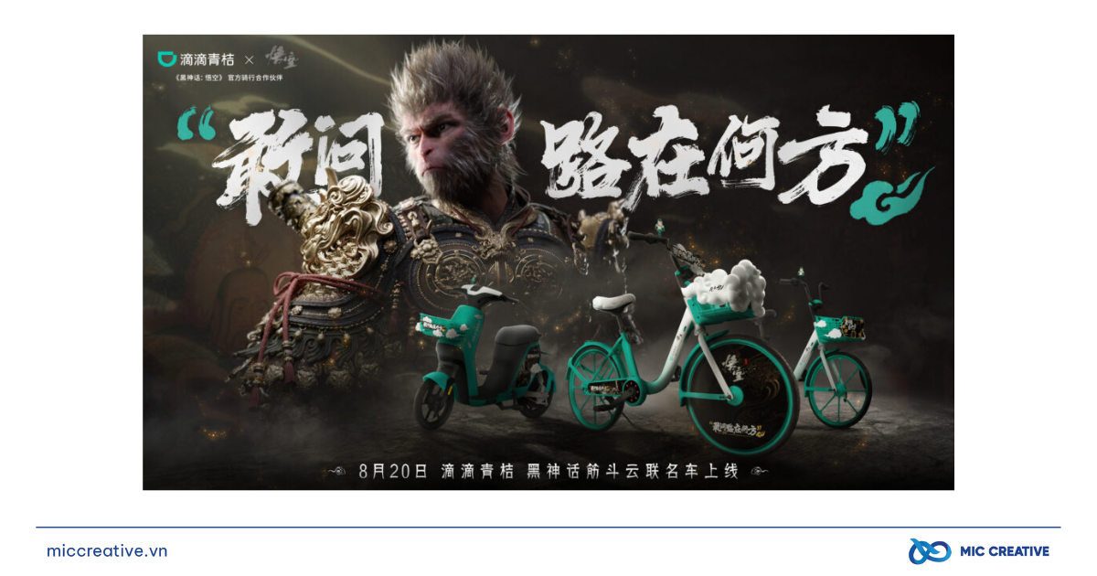 Didi Bike hợp tác cùng Game Science