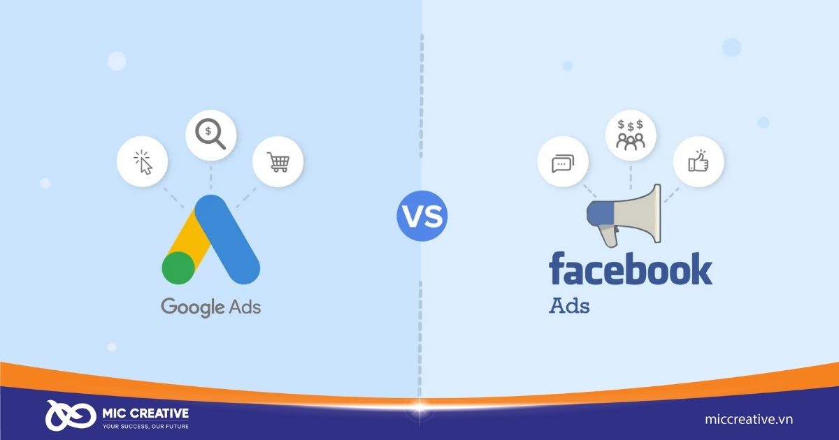 Nên chạy quảng cáo Google hay Facebook
