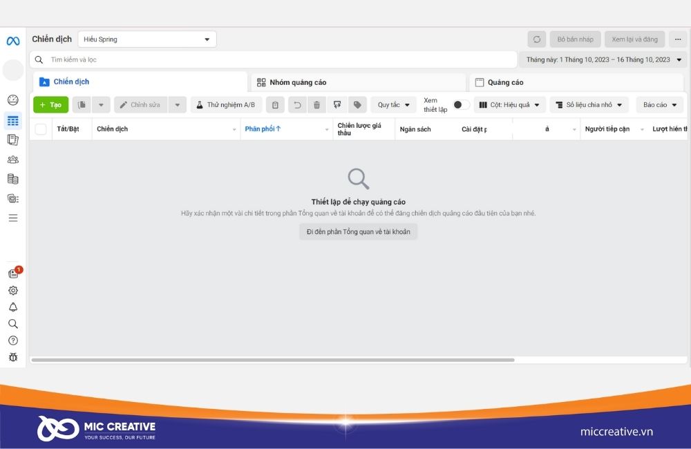 Trình quản lý quảng cáo facebook